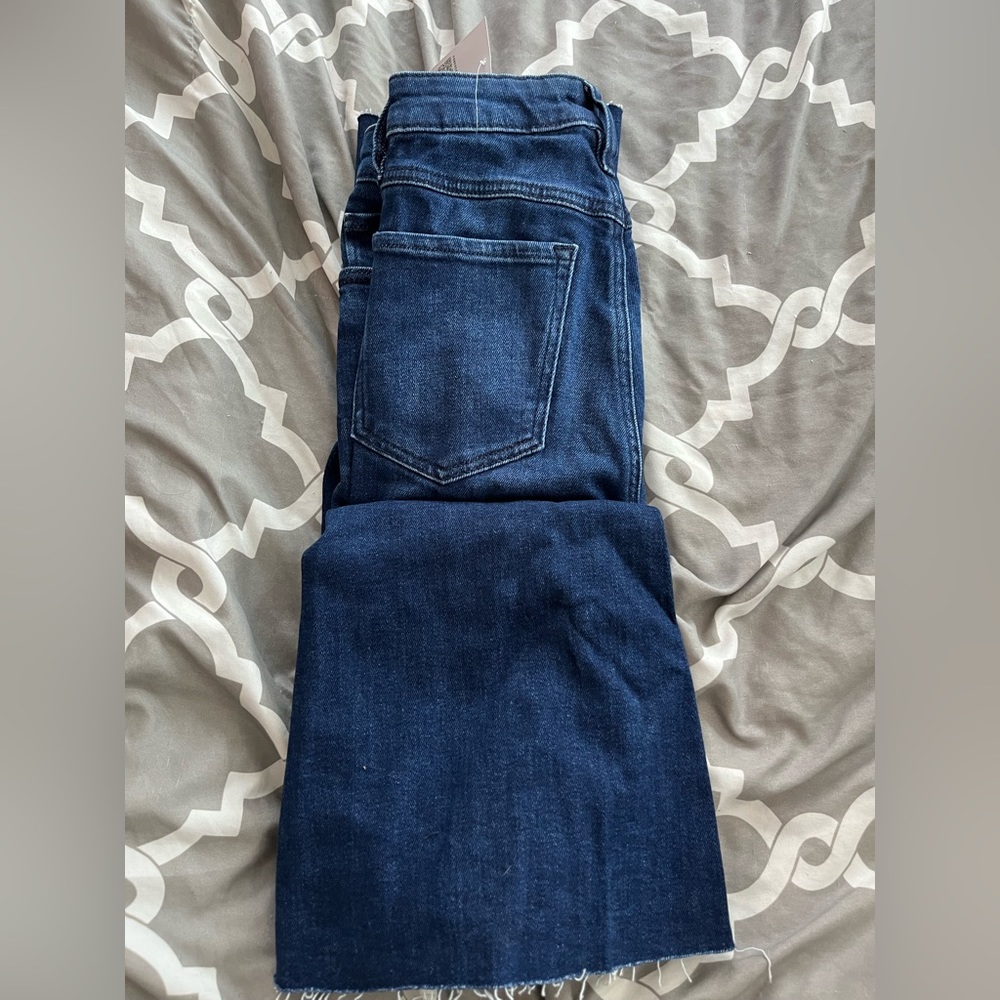 forever 21 mid-rise flare jeans